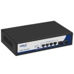 سوئیچ PoE دارای 4 پورت PoE گیگ و 2 پورت Uplink SFP گیگ اچ ار یو ای HRUI HR900-AFG-42NS-120